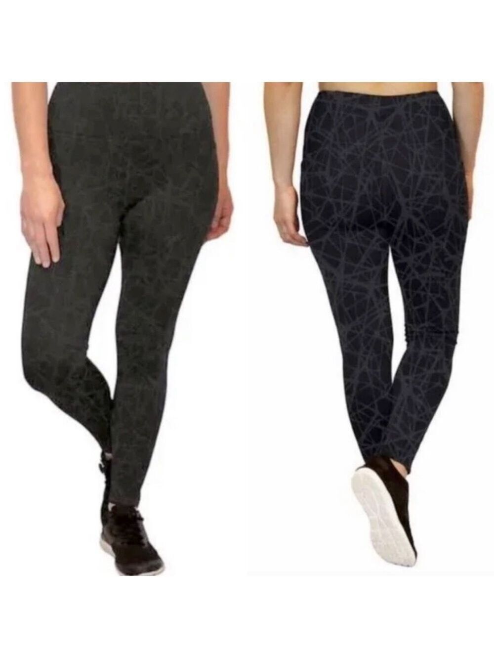NEW-Spyder Active Performance High Rise Legging SidePockets, Spyder Web Print LG